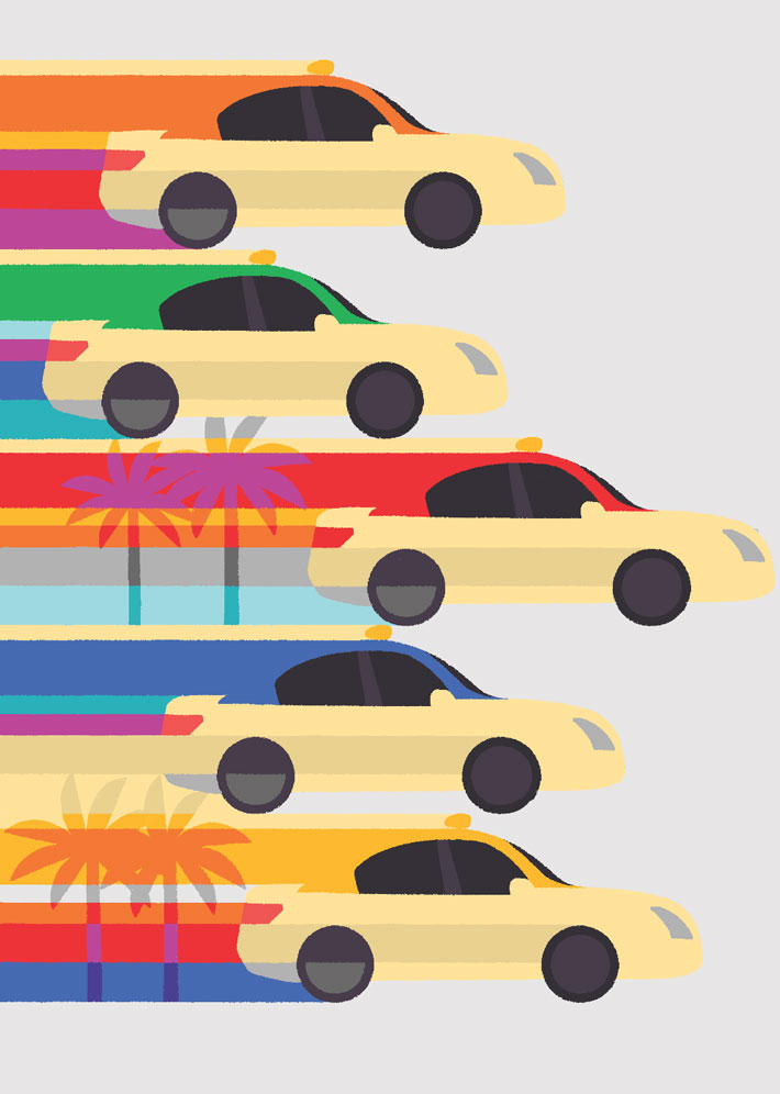 and so we design RTA Project Illustration Yellow Taxi